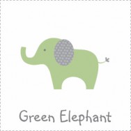 Green Polka Dot Elephant Baby Shower